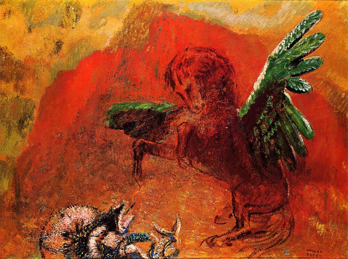 Redon, Odilon (1840-1916) - Pegase et l_Hydre.JPG